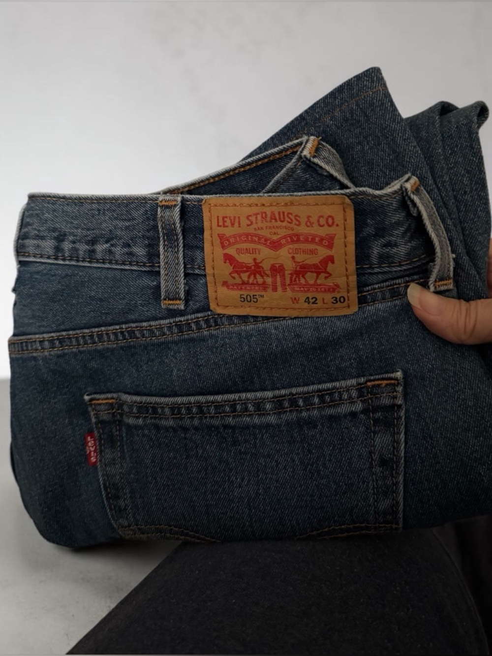 Levi’s Classic 505 Denim Blue Jeans